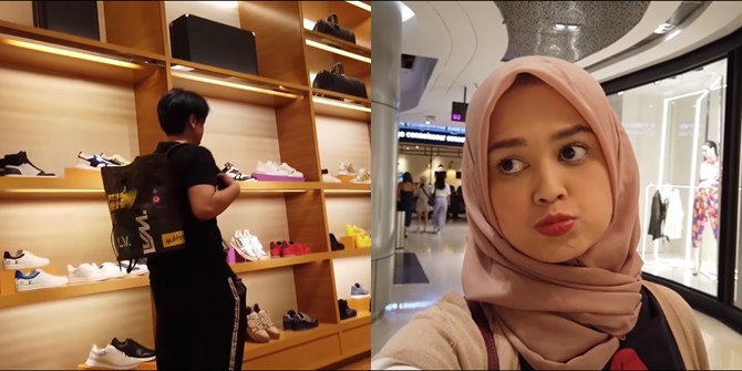 Vacation to Singapore, Cut Meyriska Accompanies Roger Danuarta Shopping