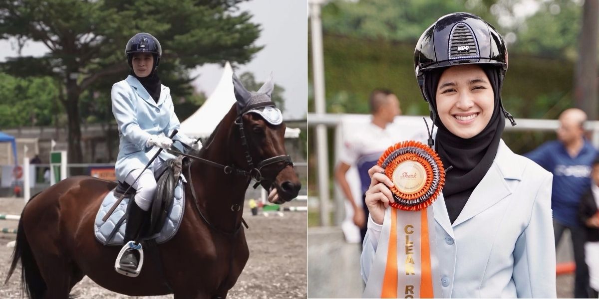 Cut Syifa Receives Her First Award with Her Beloved Horse