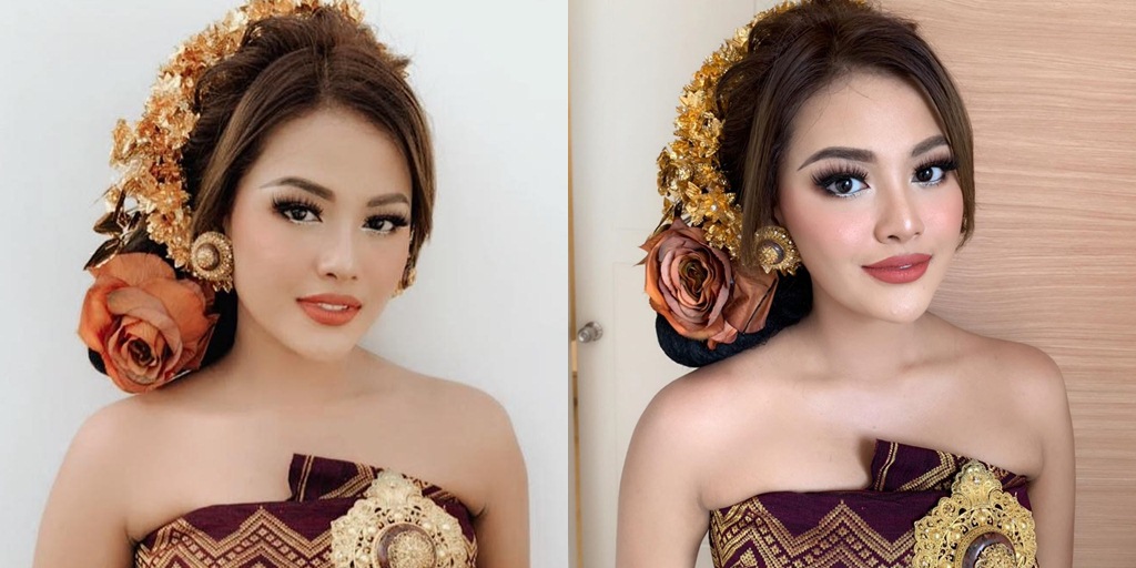 Dandan Jadi Gadis Bali, Aurel Hermansyah Becoming More Beautiful and Enchanting