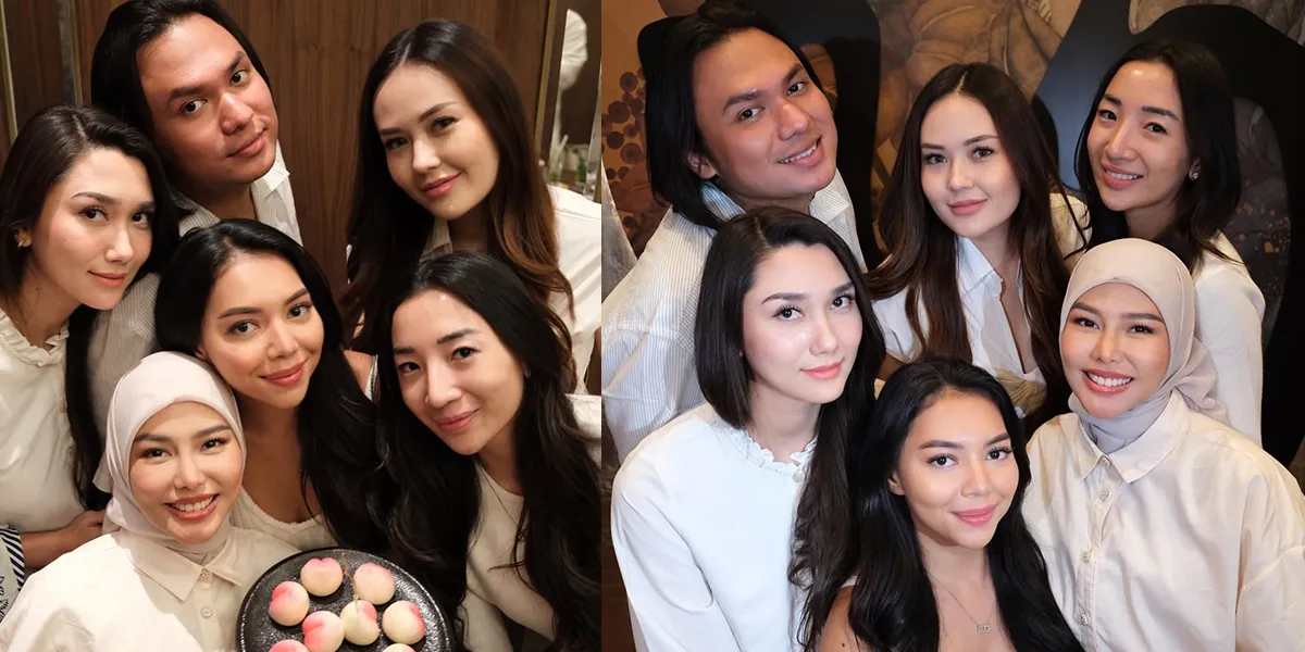 Dara Arafah and Geng Hanam Celebrate Risya Brabo's Birthday, All-White Dinner