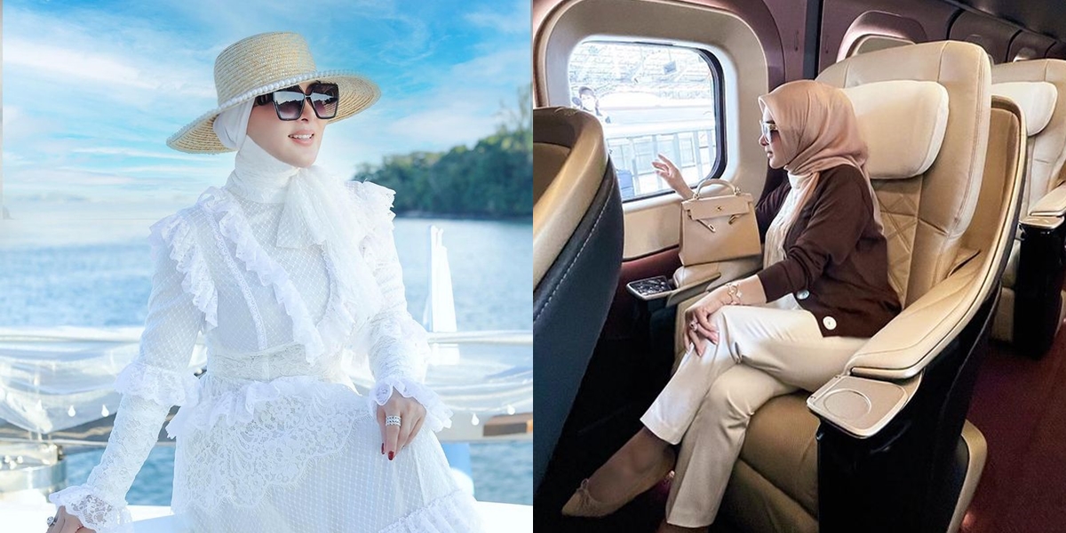 From Riding a Private Jet - Renting a Train Carriage, a Portrait of Syahrini's Luxurious Life After Marrying Reino Barack