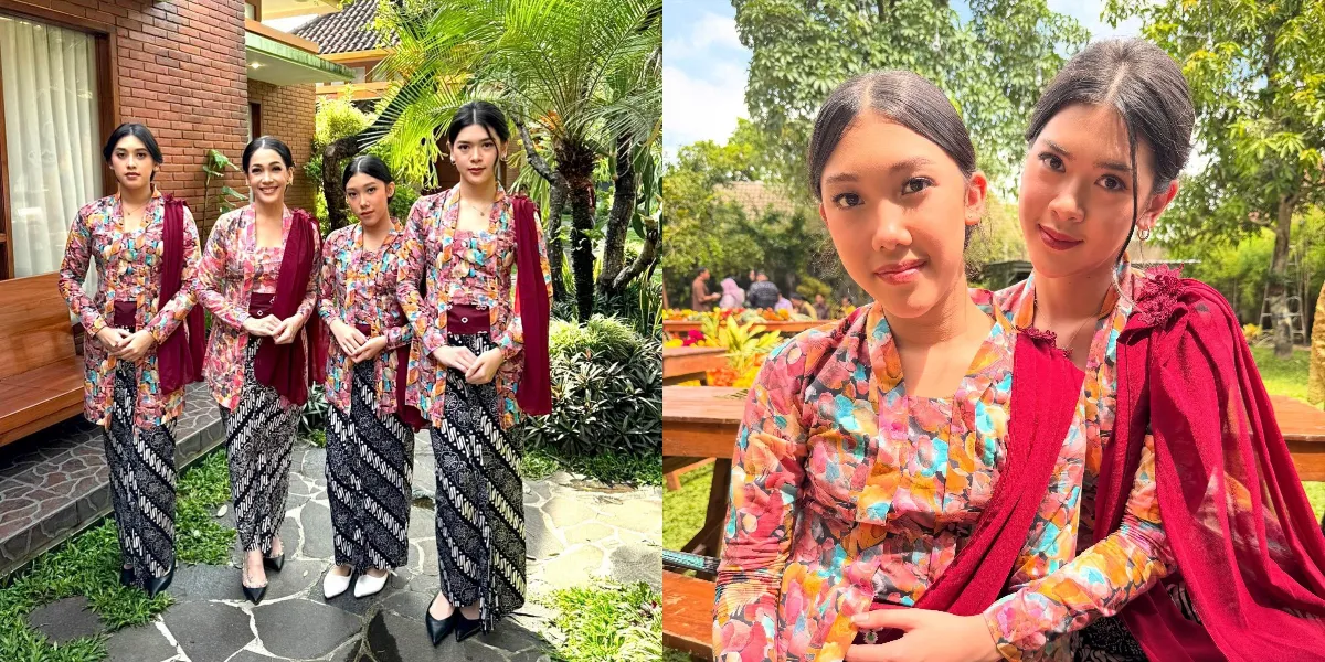 Attending the Wedding of Relatives, 7 Photos of Tora Sudiro's Beautiful Children Wearing Kebaya