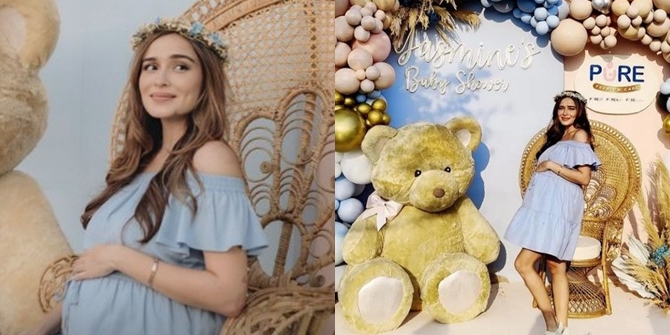 A Series of Photos from Yasmine Wildblood's Third Pregnancy Baby Shower, Radiating Beautiful Charm Like a Princess!