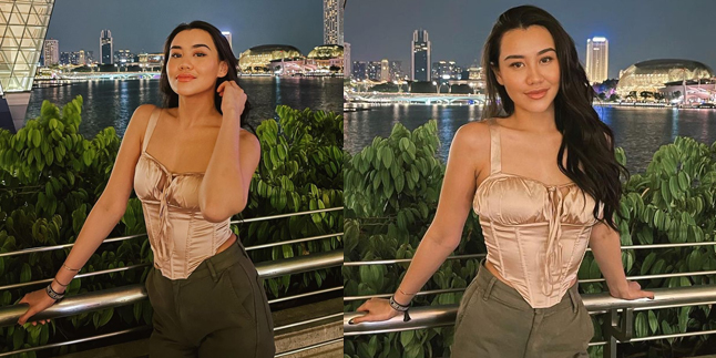 Line of Photos of Aaliyah Massaid's Body Goals When Wearing a Corset Top, Even More Beautiful - Her Slim Waist Captivates Netizens