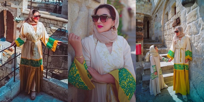 A Series of Photos of Ashanty's Hijab Style During Vacation in Turkey, Showing Beautiful Charms Like a Socialite Mother!