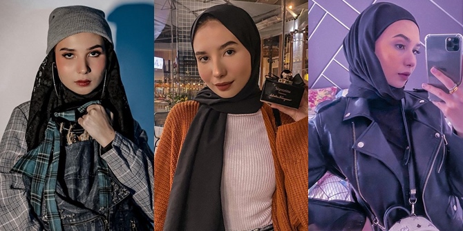 Collection of Daniella Kharishma's Hijab OOTD Photos, Beautiful Convert Celebgram who Gained Attention due to Her Revelation of Reasons for Converting to Islam