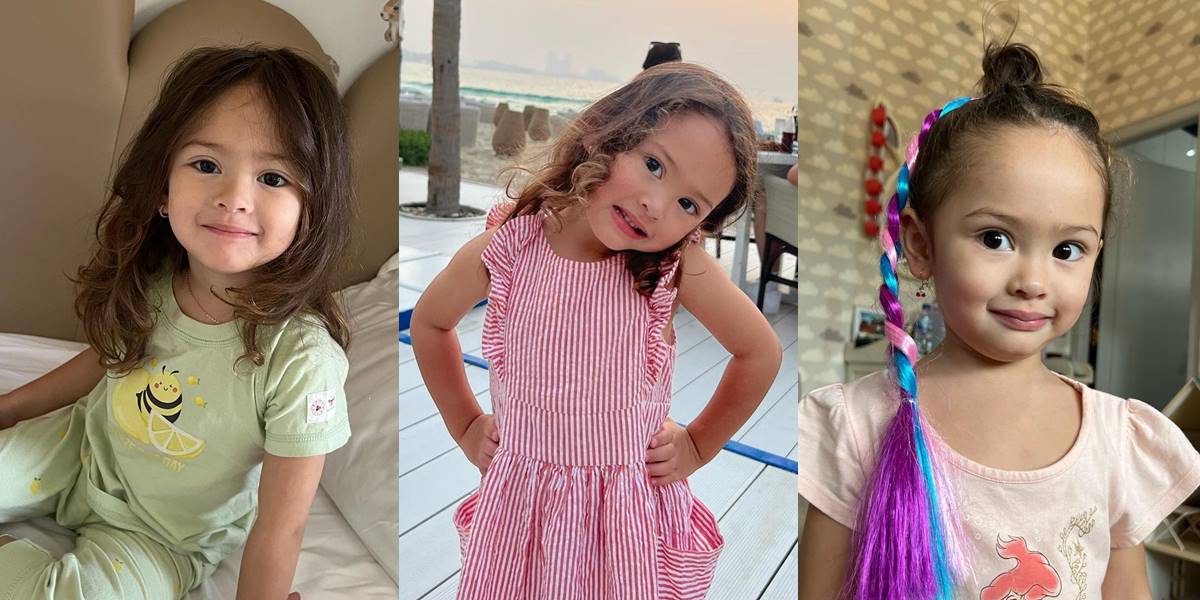 Series of Photos of Opia, the Second Daughter of Yasmine Wildblood and Abi Yapto, who has Grown Up, Even More Cute and Adorable - Beautiful Like a Mini Mama Version