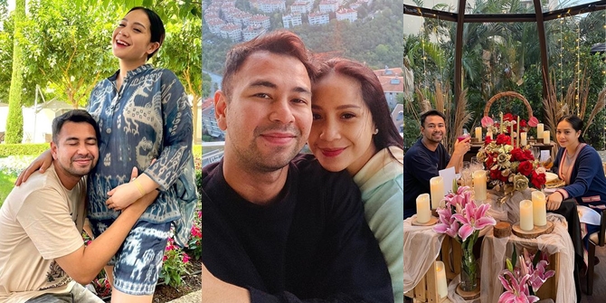 A Series of Photos of Raffi Ahmad and Nagita Slavina Getting More Intimate Awaiting the Birth of Their Second Child, So Sweet!