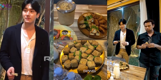 List of Indonesian Special Foods Tasted by Choi Siwon When Visiting Raffi Ahmad's House: From Peyek to Tahu Goreng!