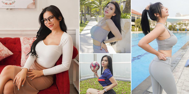 A Series of Hot Poses by Beautiful Presenter Maria Vania, Furious When Parents Are Said to Go to Hell