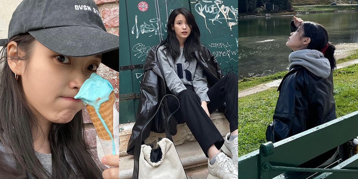 A Series of Beautiful IU's Photos While Enjoying a Healing Trip in Venice, Having Fun Eating Ice Cream and Admiring the Beautiful Nature