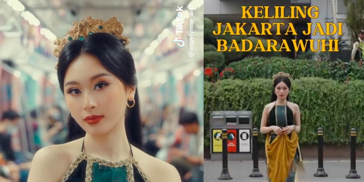 A Series of Beautiful TikToker Photos Becoming Badarawuhi and Traveling Around Jakarta - Borrowing Original Costumes!