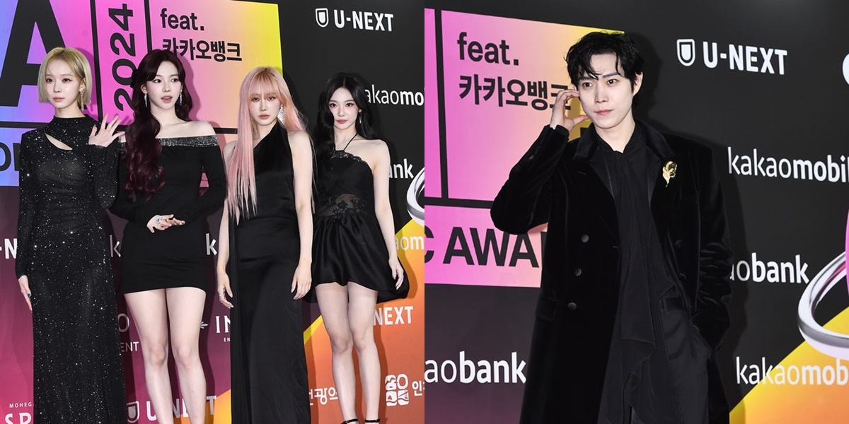 The Lineup of Top Celebrities on the Red Carpet of the 2024 MelOn Music Awards, from aespa, Kim Young Dae, to Yoasobi