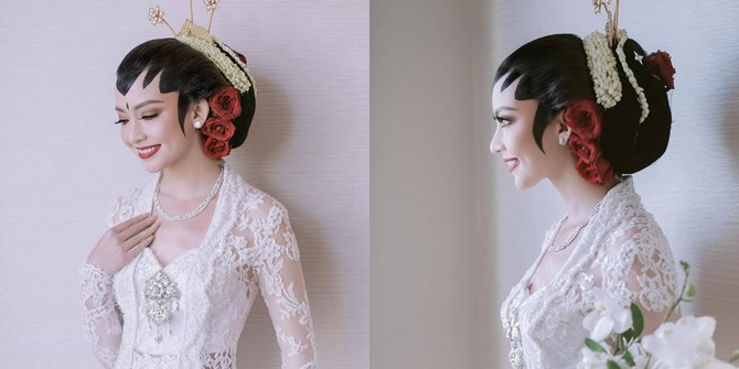 Details of Kebaya & Makeup Karina Nadila at Wedding Vow Ceremony, Making People Stunned and Dream of Becoming a Classic Javanese Bride Come True