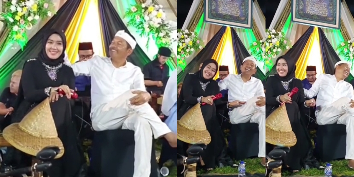 The Moment Dedi Mulyadi Caresses Gita KDI's Head on Stage, Netizens Pray They Will Get Together