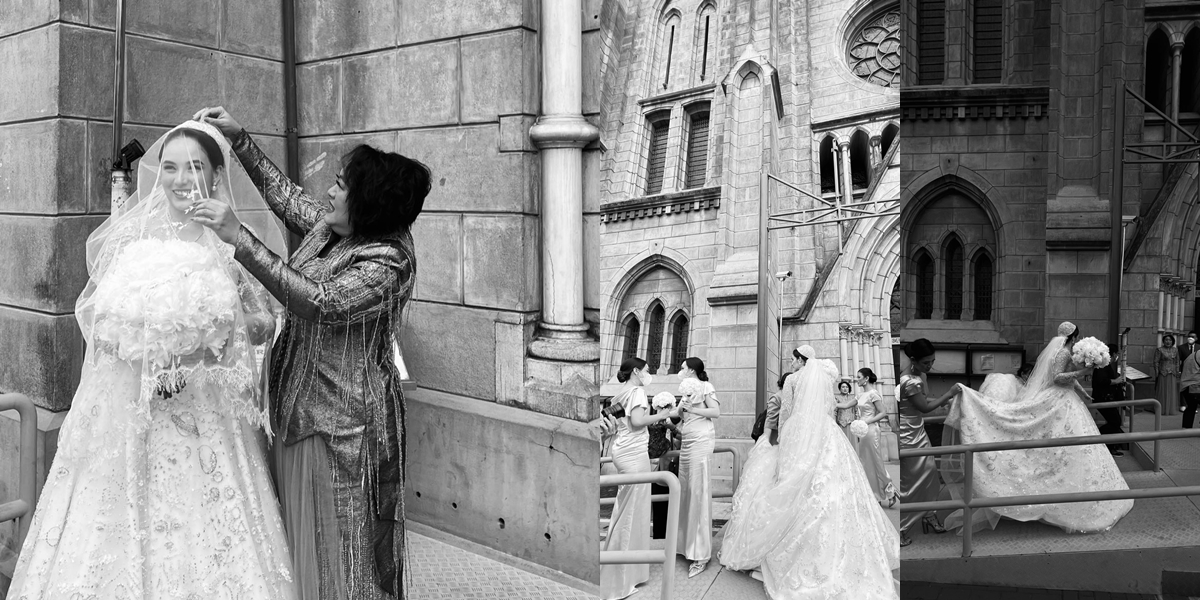 Moments Before Chelsea Islan's Wedding, Accompanied by Her Mother - Beautiful Princess-like Gown