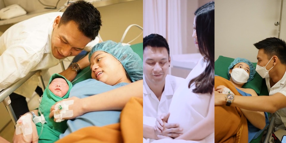 The Moments of Stella Cornelia's First Childbirth, Fendy Chow Can't Hold Back Tears Finally Becomes a Father