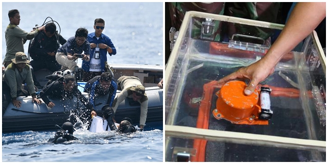 Moments of the Retrieval of the Black Box from Lion Air JT 610 in the Sea