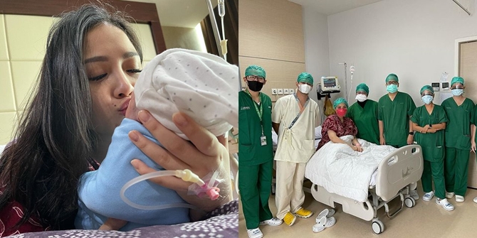 Assisted by a series of Medical Personnel, Here are Photos of Nagita Slavina's Delivery Moment at the Hospital: Smooth Delivery - Second Child Born Healthy