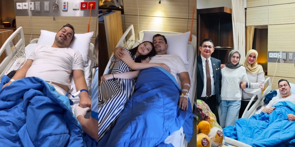 Diagnosed with Inflammatory Bowel Disease, 10 Photos of Sultan Djorghi Rushed to the Hospital - Aquene Setia Accompanies