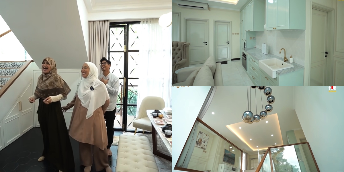 Dominating White Color, Portrait of Fitri Tropica's New House with American Style Concept - Very Luxurious