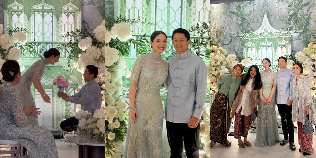 Attended by Sandiaga Uno, 10 Portraits of Rio Haryanto Proposing to His Beautiful Girlfriend - Radiating Happy Smiles