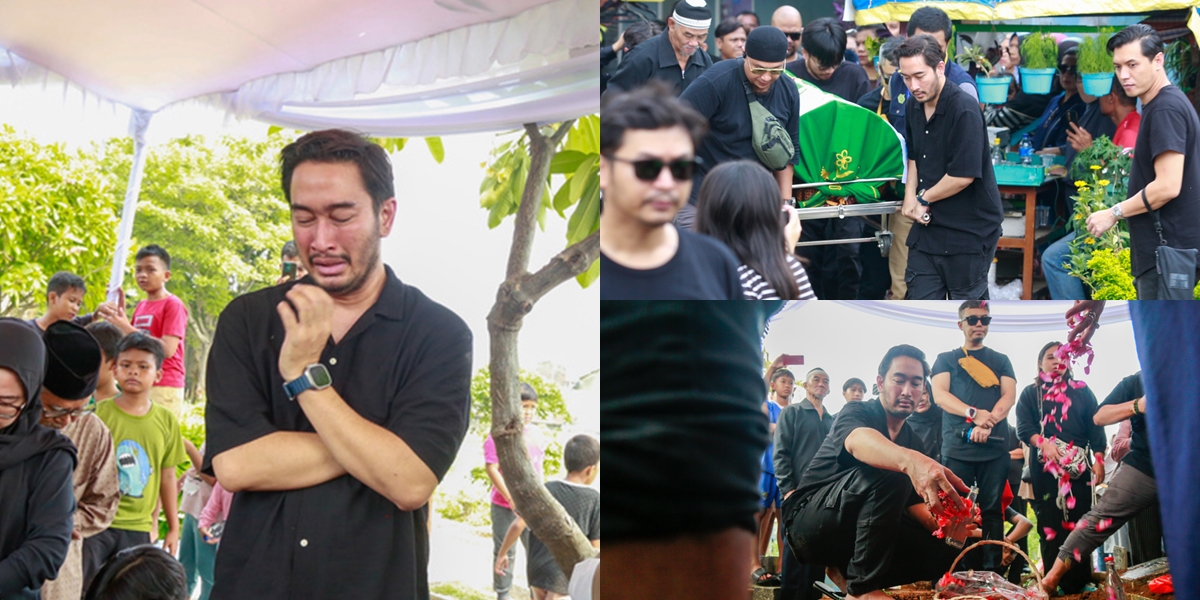 Accompanied by Tears, Here are 10 Pictures of the Funeral Procession of Jeje Govinda's Late Mother