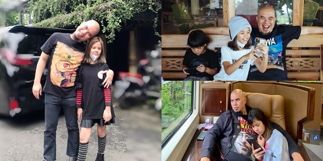 Dubbed the Most Expensive Baby Due to a Rp 10.8 Billion Contract, a Series of Sweet Moments of Ahmad Dhani and Safeea, the Rarely Highlighted Beloved Child