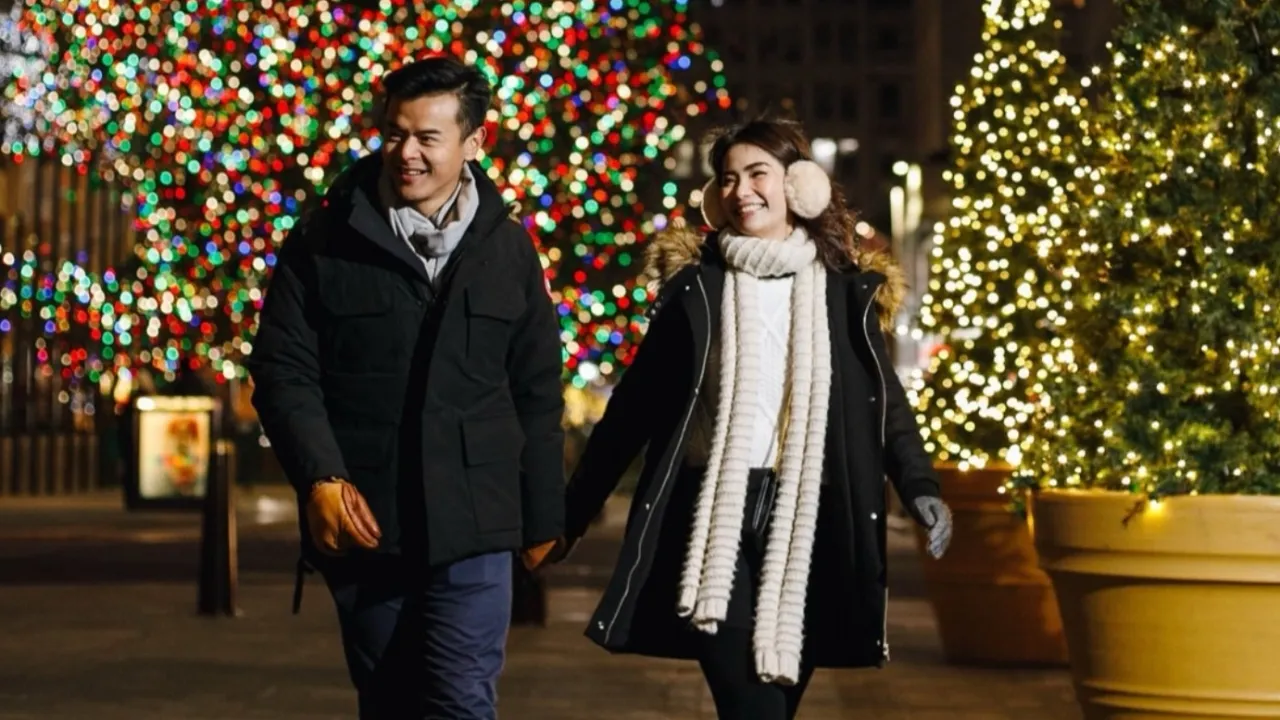 Dion Wiyoko Shares Holiday Photos with His Wife During 9 Years of Marriage