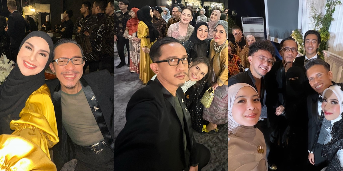 Praised Handsome, 10 Portraits of Aming at Adiba Khanza & Egy Maulana Vikri's Wedding - Reunion with Fellow Artists