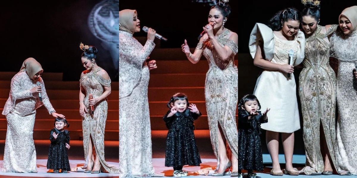 Called Little Diva, 10 Photos of Ameena, Aurel Hermansyah's Child, Attract Attention at Kris Dayanti's Concert - Not Nervous Performing on a Big Stage