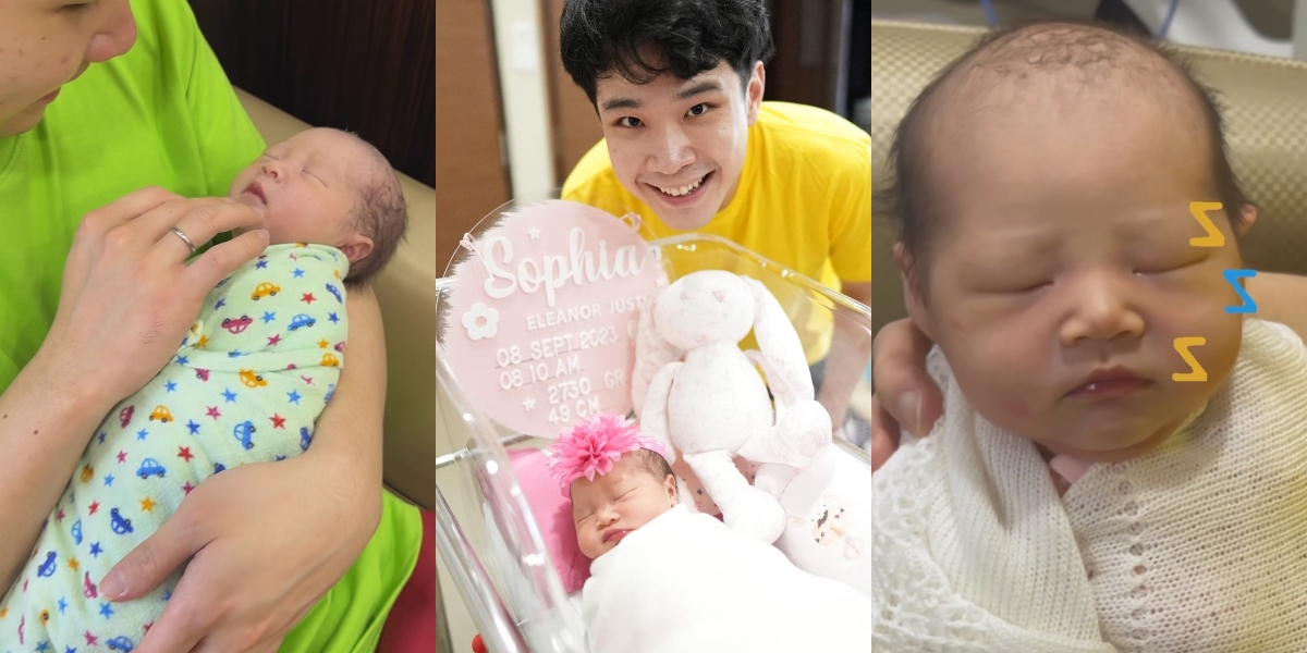 Called Rafathar's Rival, 10 First Portraits of Baby Sophia, Sisca Kohl and Jess No Limit's Daughter - Beautiful with Red Lips