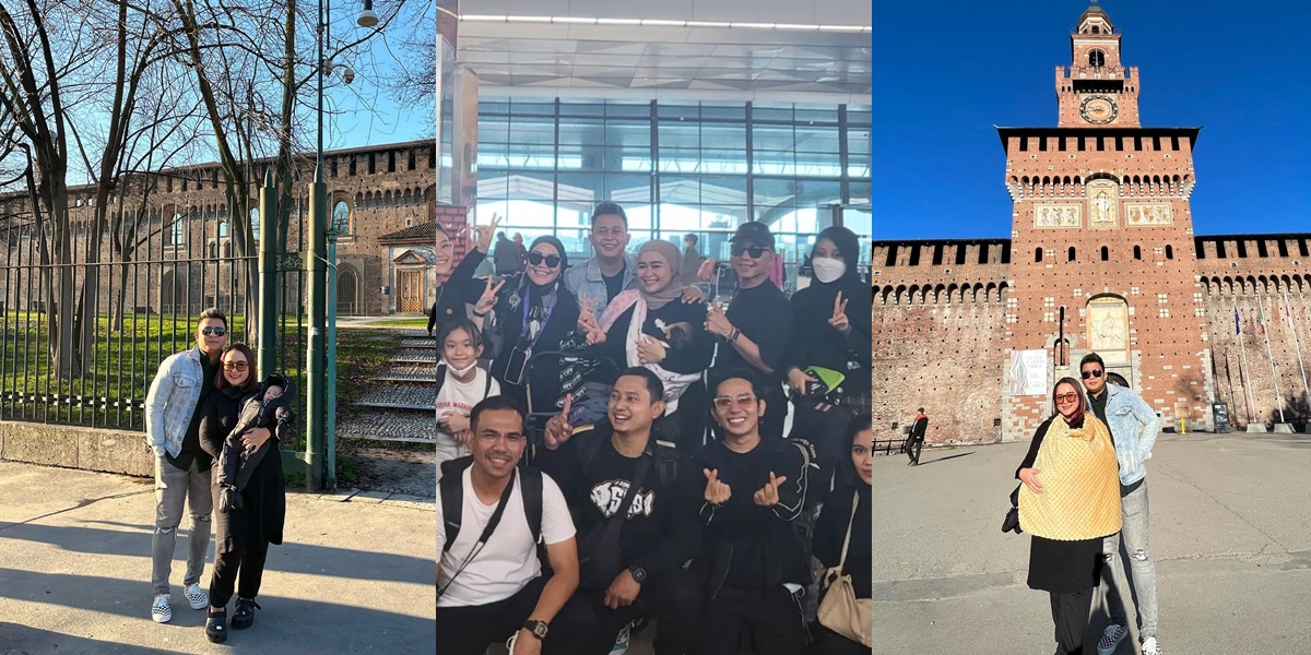 Highlighted Because of Wearing and Taking Off Hijab, 8 Pictures of Syifa Ayu Ting Ting's Little Sister Vacationing in Milan - Showing Off New Hair?