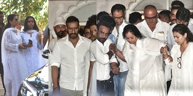 Prayer Together for Veeru Devgan's Death, Kajol and Family Mourn