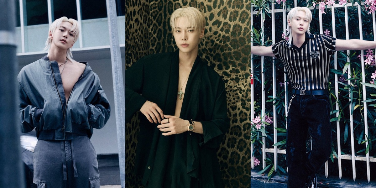 Doyoung NCT Appears Masculine Showcasing Abs in W Korea Photoshoot with Dolce & Gabbana