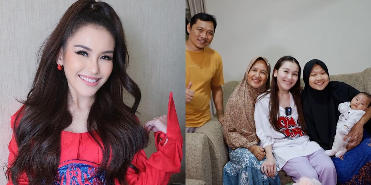 Sitting on the Floor and Sharing Stories, 8 Photos of Ayu Ting-Ting Raiding Neighbor's Sahur - Devouring Rendang