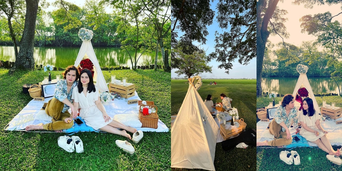 Dul Jaelani and Tissa Biani Celebrate 2nd Anniversary, Romantic Picnic Photos Make You Emotional