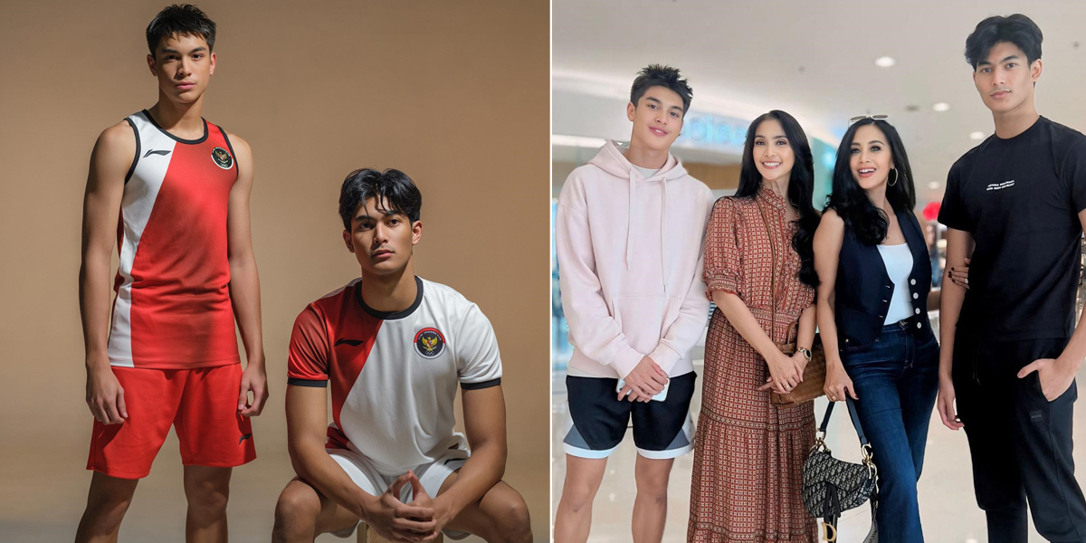 Duo Tiang, Handsome Son of Diah Permatasari and Maudy Koesnaedi Becomes Model for 2024 Olympic Jersey