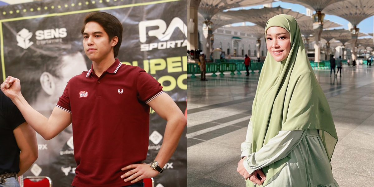 El Rumi Sends Prayers to Maia Estianty who is Currently Performing Umrah to Defeat Jefri Nichol in Boxing Ring