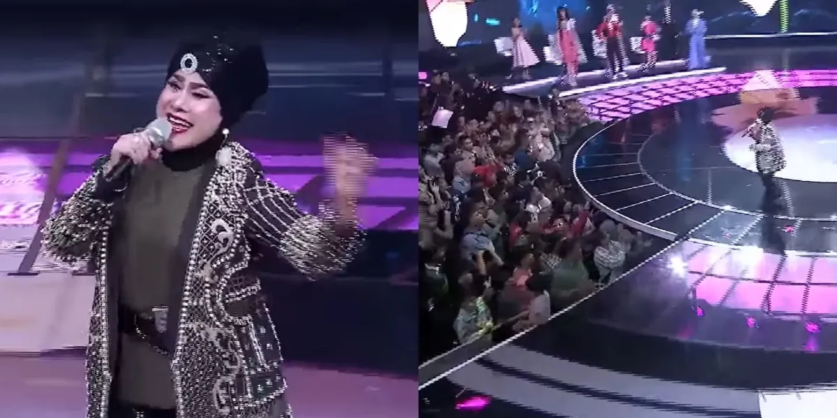 Elvy Sukaesih Makes D'Academy 7 Audience Dance, Performing Legendary Old Songs