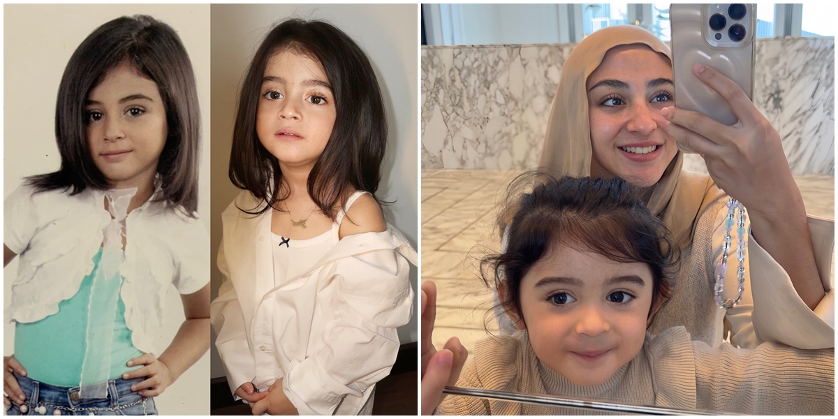 Is it allowed to be this similar? 8 Portraits of Baby Guzel, Ali Syakieb's Child, who is Exactly like Margin when he was little