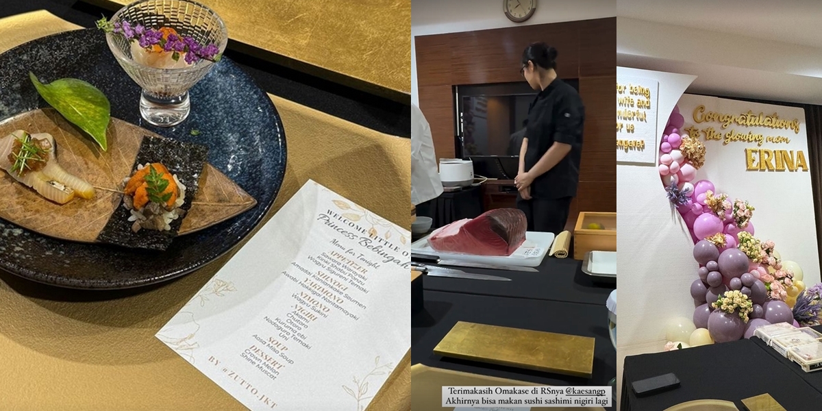 Erina Gudono Enjoys Private Omakase at the Hospital - Served by the Head Chef, This is the Price Kaesang Pangarep Has to Pay