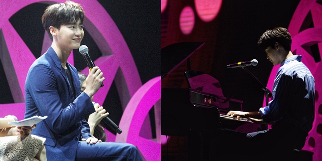 Fan Meeting Jakarta, Lee Jong Suk Even Sang While Playing Piano