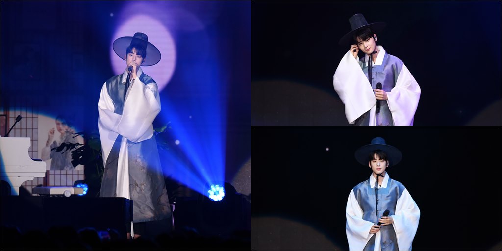 First Fan Meeting of Cha Eun Woo in Taiwan, So Adorable in Hanbok