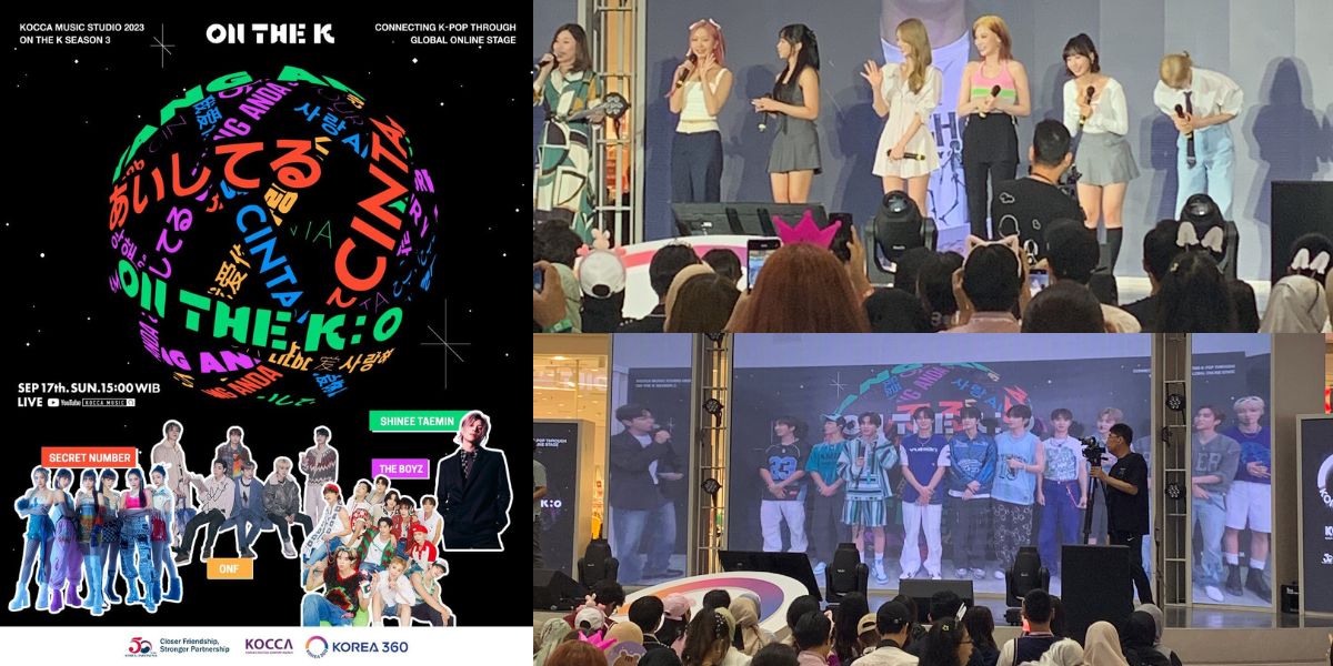 Free Fansign with SECRET NUMBER, Peek into the Fun of the 'ON THE K: O' Virtual Concert in Jakarta