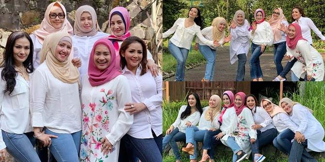 PHOTO: 8 Female Dangdut Singers Reunite, Fun and More Compact!