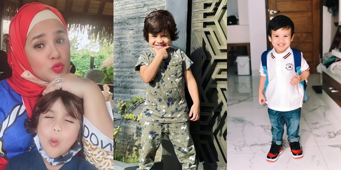 Photo of Adam, Elvy Sukaesih's Grandson, Handsome and Very Arab-looking