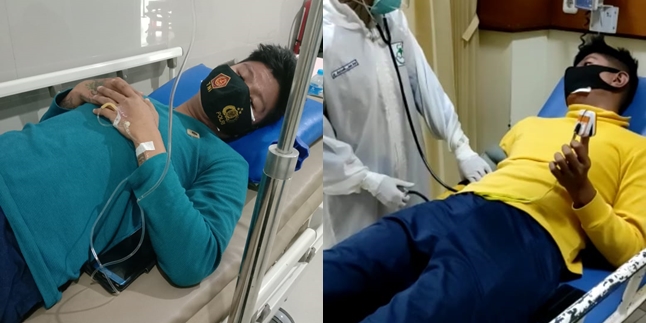 Photo of Andika, Former Member of Kangen Band, Being Treated After Testing Positive for Covid-19, Shortness of Breath - Blurred Vision