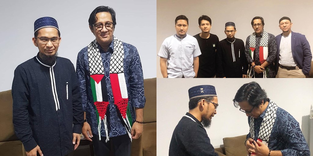 PHOTO: Andre Taulany Meets Ustaz Adi Hidayat, Ends Peacefully