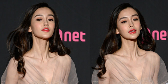 PHOTO: Angelababy Looks Beautiful & Elegant in Dior Dress at 2018 MAMA